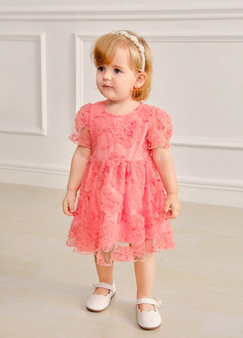 Коралловое платье SHEIN (323082744)