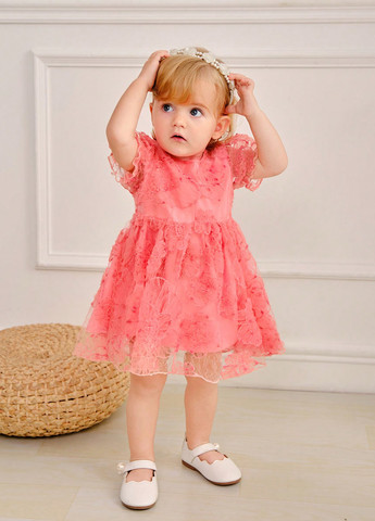 Коралловое платье SHEIN (323082744)