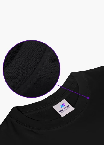 Чорна демісезонна футболка дитяча біллі айлиш (billie eilish) (9224-1215) MobiPrint