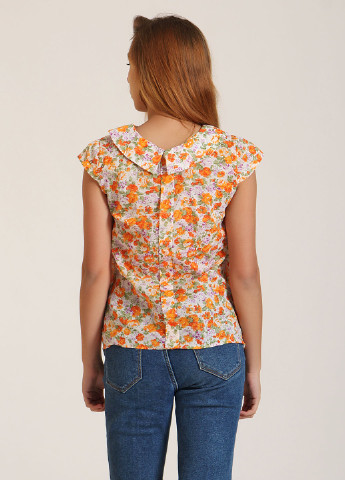 Оранжевая летняя блуза Mtp