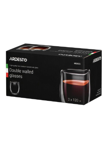 Набор стаканов с двойным дном 2 шт AR-2612-G 120 мл Ardesto (253611300)