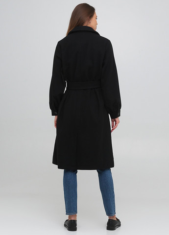 Черное демисезонное Пальто однобортное Monki
