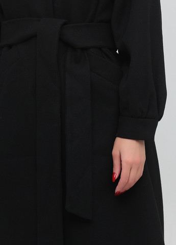 Черное демисезонное Пальто однобортное Monki