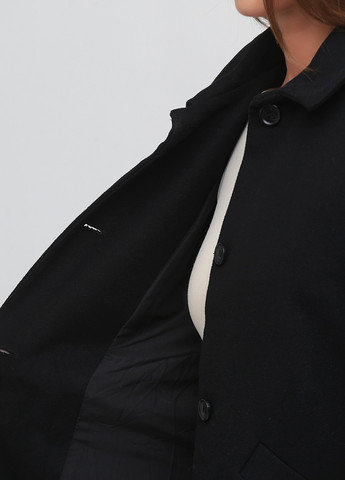 Черное демисезонное Пальто однобортное Monki