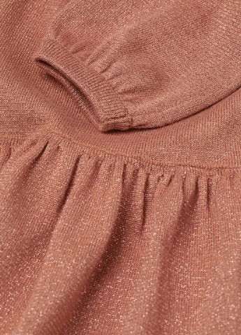 Розово-коричневое платье H&M (303057217)