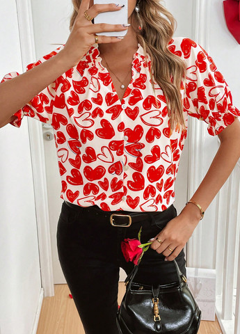 Белая блуза SHEIN