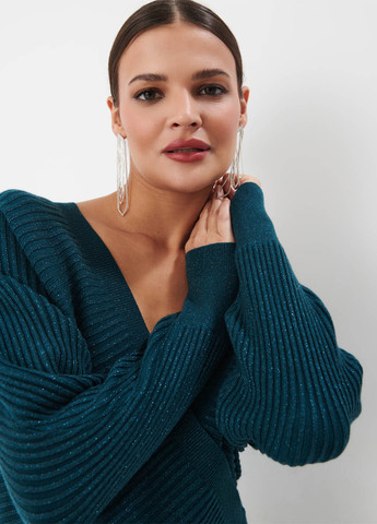 Морської хвилі демісезонний светр Mohito