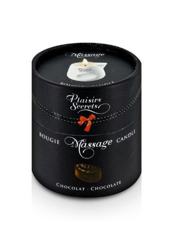 Массажная свеча Chocolate (80 мл) Plaisirs Secrets (252383391)