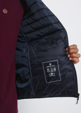 Темно-синяя демисезонная куртка Springfield