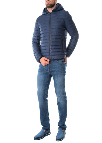 Синяя демисезонная куртка Trussardi Jeans