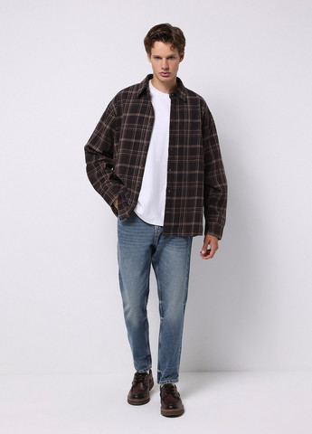 Синие демисезонные зауженные джинсы Colin's