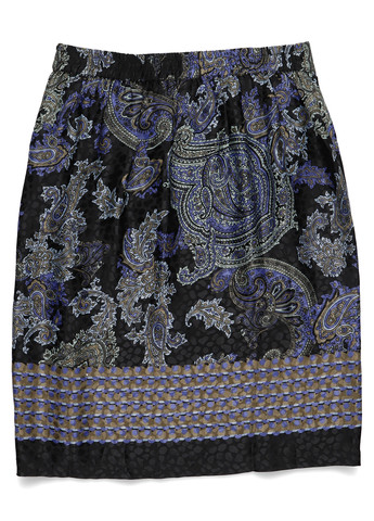 Синяя кэжуал "турецкие огурцы" юбка Cream