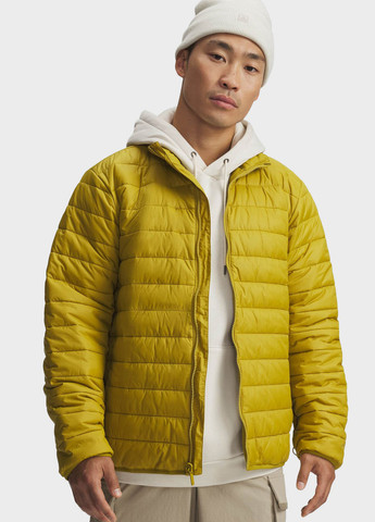 Оливкова (хакі) зимня куртка подвiйна куртка-трансформер Under Armour