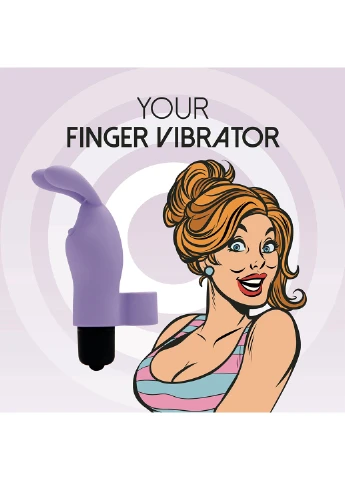 Вибратор на палец Magic Finger Vibrator Purple FeelzToys (254150971)