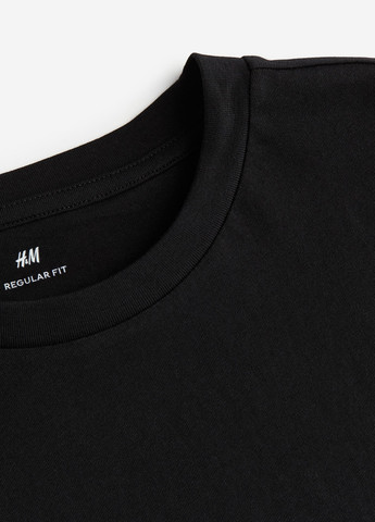 Черная футболка (3 шт.) H&M