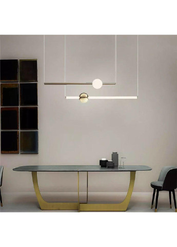 Люстра стельова LED ND7044/900HB-k Латунь 20х10х90 див. Sunnysky (253122168)