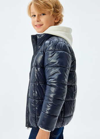 Темно-синя демісезонна куртка KOTON