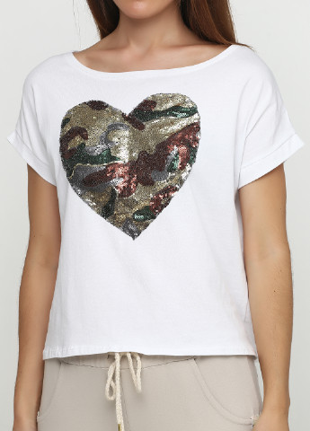Бежевый демисезонный комплект (футболка, брюки) One Love