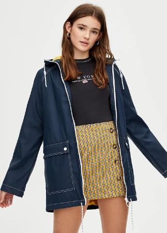 Спідниця,гірчичний в клітку, Pull & Bear (244287256)