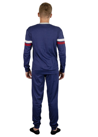Синий демисезонный костюм (свитшот, брюки) GMV
