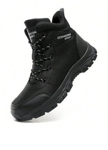 Черные осенние ботинки SHEIN