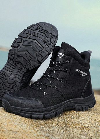 Черные осенние ботинки SHEIN