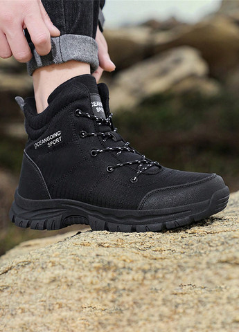 Черные осенние ботинки SHEIN