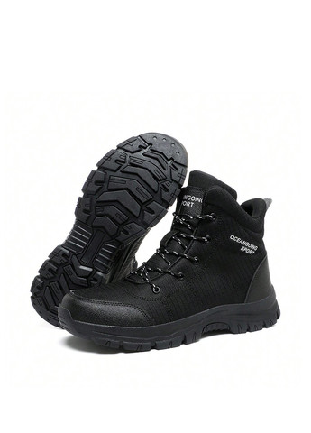 Черные осенние ботинки SHEIN