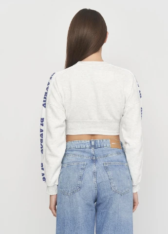 Топ демісезон,сірий-синій з принтом, Missguided (256199188)
