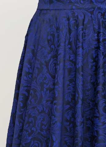 Синяя кэжуал с рисунком юбка ANVI клешированная