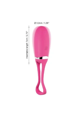 Виброяйцо Secret Delight Magenta с пультом ДУ, с турборежимом и голосовым управлением Dorcel (254151738)