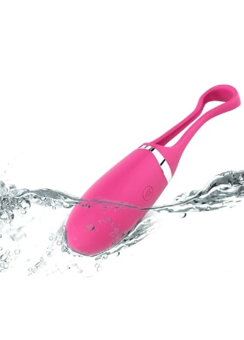 Виброяйцо Secret Delight Magenta с пультом ДУ, с турборежимом и голосовым управлением Dorcel (254151738)