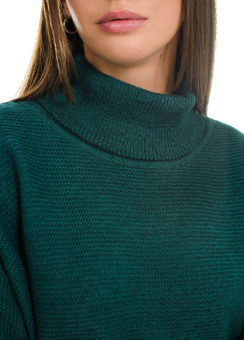 Темно-зелений демісезонний светр SVTR