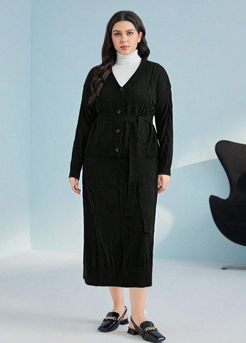 Костюм (кардиган, юбка) SHEIN (316736760)