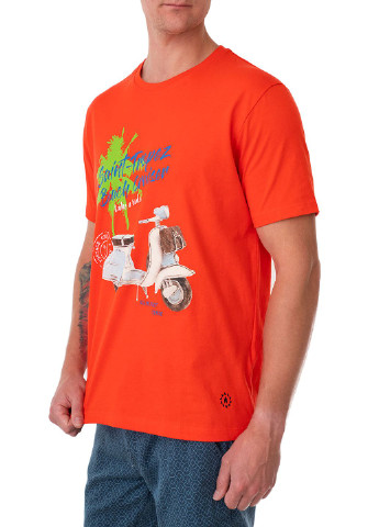 Оранжевая футболка Ragman