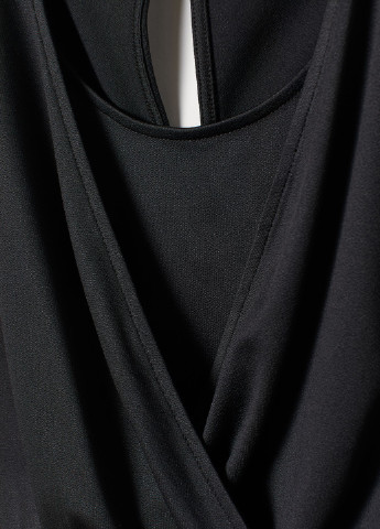 Комбинезон для кормящих H&M комбинезон-брюки однотонный чёрный кэжуал полиэстер