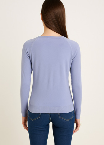 Голубой демисезонный пуловер пуловер Sassofono