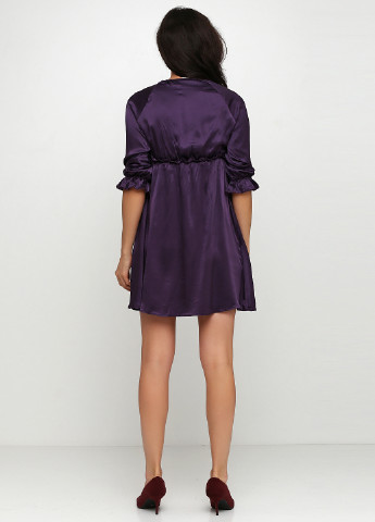 Темно-фіолетова кежуал сукня кльош Nolita однотонна