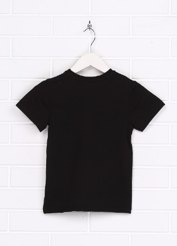 Черная летняя футболка с коротким рукавом Tex