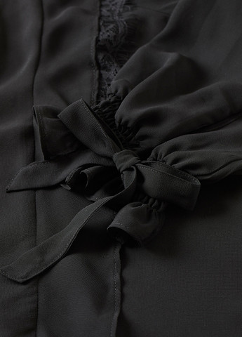 Чёрная блуза H&M