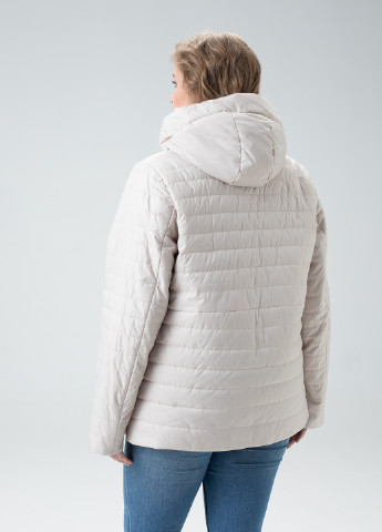 Бежевая демисезонная женская демисезонная куртка большие размеры delfi бежевая 910622 Delfy