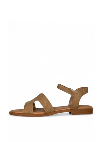 Песочные босоножки Melanda.M с ремешком