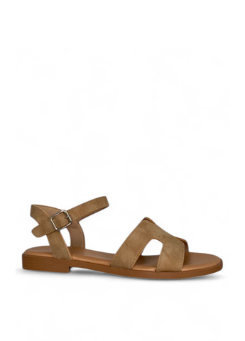 Песочные босоножки Melanda.M с ремешком