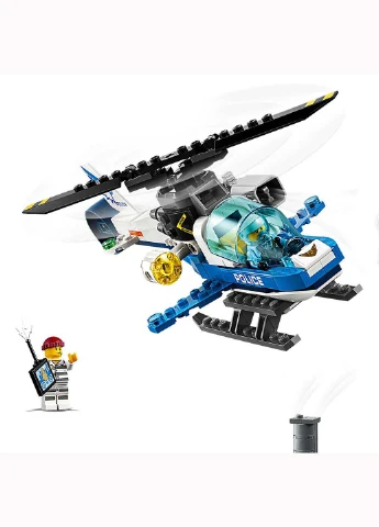 Конструктор Lego City Воздушная полиция преследование с дроном 192 элемента (207382931)