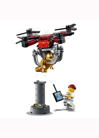 Конструктор Lego City Воздушная полиция преследование с дроном 192 элемента (207382931)