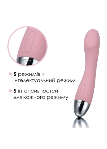 Вібратор для точки G з інтелектуальним режимом Amy Pale Pink Svakom (254551094)