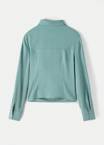 Мятная блуза SHEIN