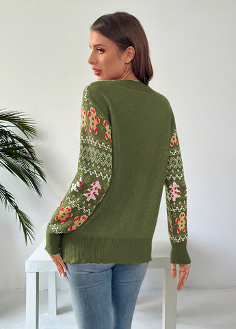 Зелений демісезонний джемпер джемпер SHEIN