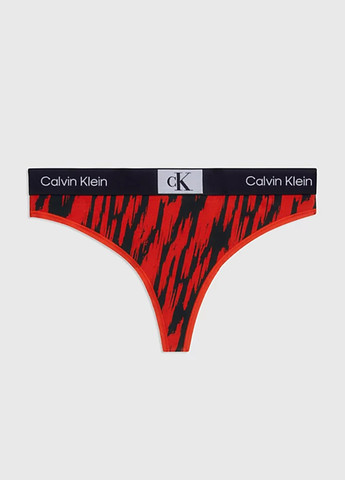 Червоний демісезонний комплект (бюстгальтер, трусики) Calvin Klein