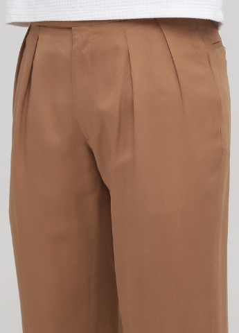 Светло-коричневые кэжуал демисезонные палаццо брюки Ralph Lauren